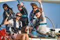 A happy crew enjoying Britain's Favourite Yacht Race © Paul Wyeth / pwpictures.com