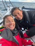 World-beating sailor Pamela Lee from Ireland with co-skipper Tiphaine Ragueneau from France