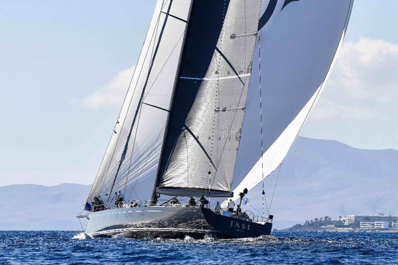 The largest boat in the fleet - Swan 115 Jasi - 2023 RORC Transatlantic Race photo copyright James Tomlinson taken at Royal Ocean Racing Club and featuring the IRC class