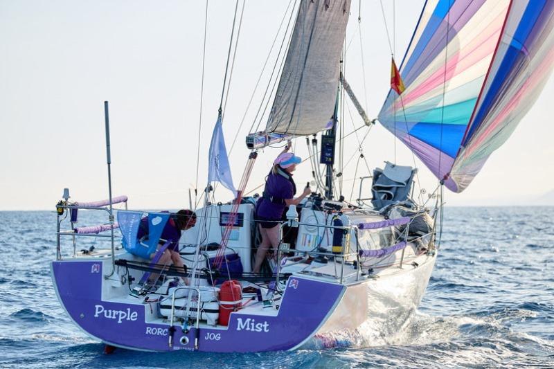 Kate Cope & Claire Dresser racing Two-Handed in Sun Fast 3200 Purple Mist (GBR) photo copyright James Mitchell / RORC taken at Royal Ocean Racing Club and featuring the IRC class