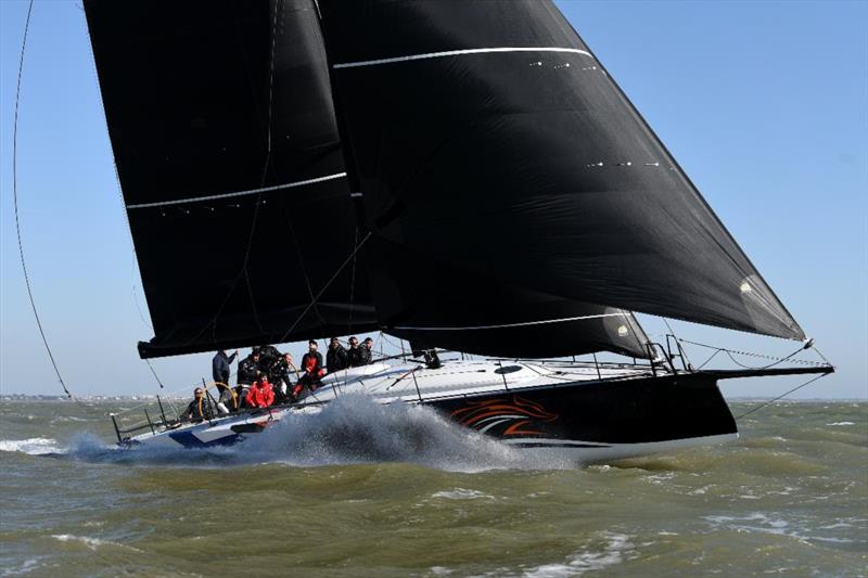 Arto Linnervuo's Infiniti 52 Tulikettu has a programme principally focussing on the world's 600 mile offshore races photo copyright Rick Tomlinson / Infiniti Yachts taken at Royal Ocean Racing Club and featuring the IRC class