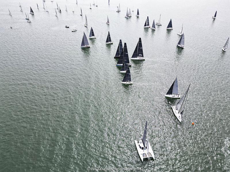 And they're off - well as much as you can be in the light breeze... photo copyright Nic Douglass @sailorgirlHQ taken at Royal Geelong Yacht Club and featuring the IRC class