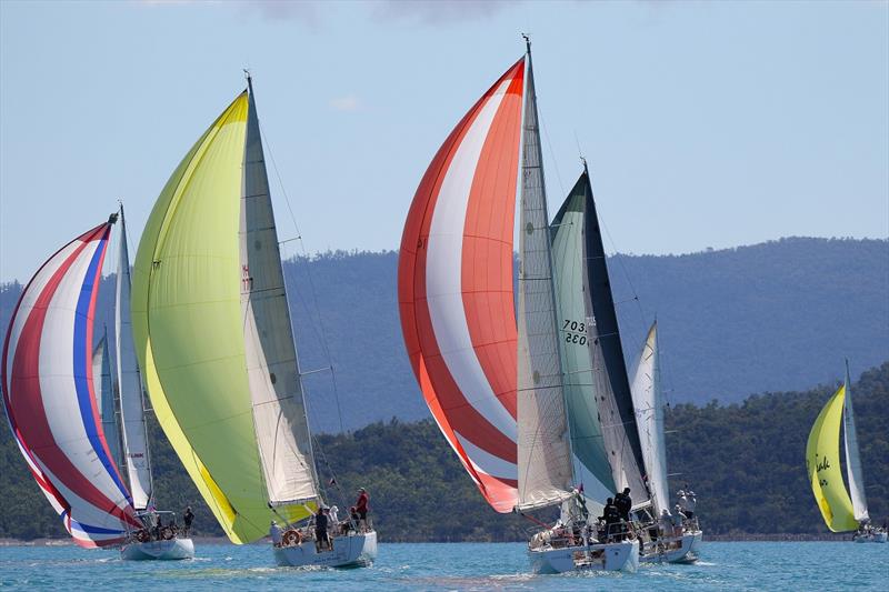 Cruising Divsion 2 makes a splash of colour - Airlie Beach Race Week photo copyright Shirley Wodson taken at Whitsunday Sailing Club and featuring the IRC class