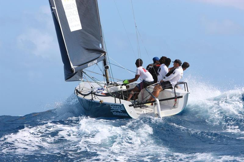 A team from Antigua's National Sailing Academy had a great race in the Antigua 360 on their Cork 1720 Spirit - photo © Tim Wright / Photoaction.com
