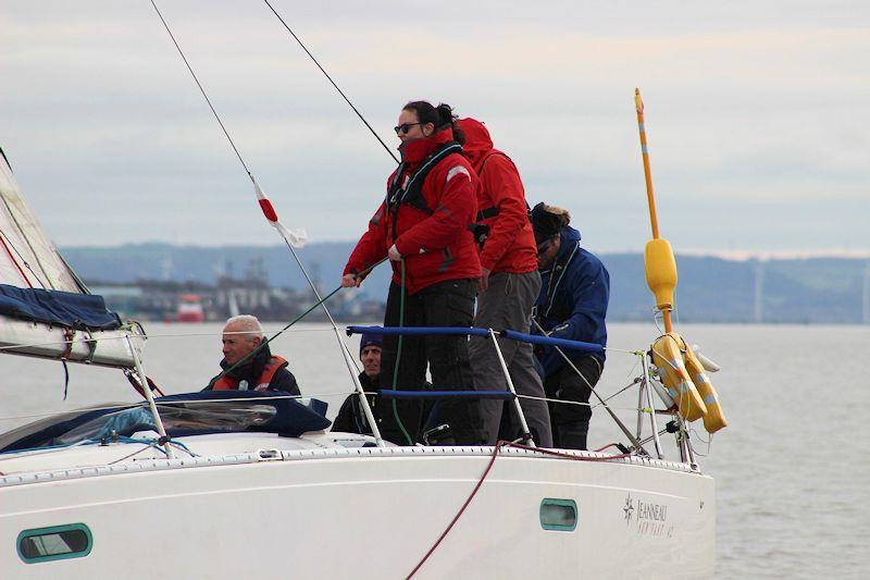 Liverpool YC Brass Monkey Series race 5 photo copyright Alistair Roaf taken at Liverpool Yacht Club and featuring the IRC class