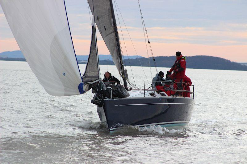 Liverpool YC Brass Monkey Series race 5 photo copyright Alistair Roaf taken at Liverpool Yacht Club and featuring the IRC class