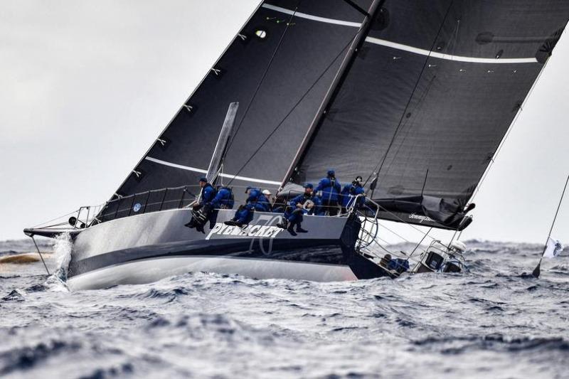Pyewacket 70 (USA) skippered by Ben Mitchell in IRC Super Zero - RORC Caribbean 600 photo copyright James Tomlinson taken at Royal Ocean Racing Club and featuring the IRC class