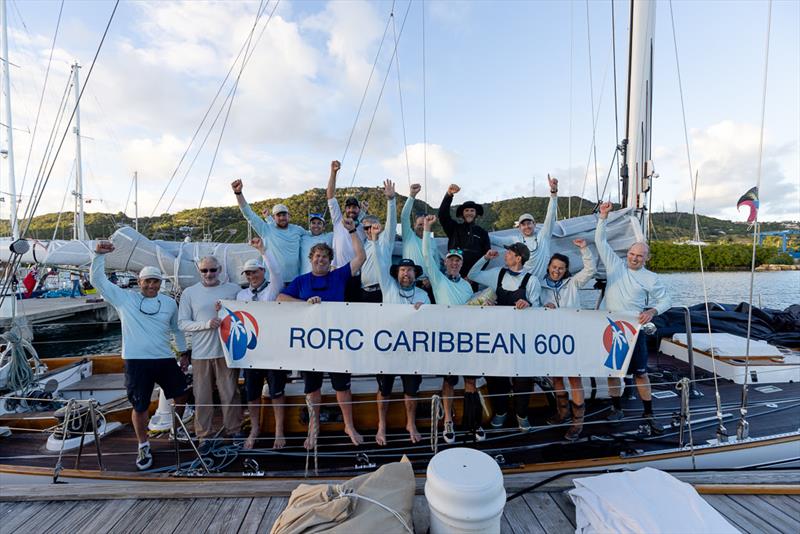Dan Litchfield's classic Aage Nielsen 59 Hound (USA) win IRC One - RORC Caribbean 600 photo copyright Arthur Daniel / RORC taken at Royal Ocean Racing Club and featuring the IRC class