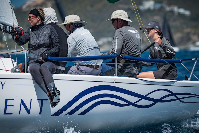 IGY Racing/Franny owner and local advocate for youth development in the industry, Garth Steyn, handed over the reins to young talent Jordan Pieterse to drive for the team throughout the entire Regatta - St. Maarten Heineken Regatta day 2 - photo © Laurens Morel / www.saltycolours.com