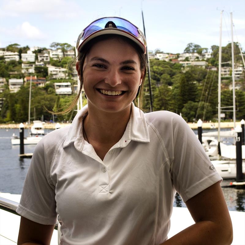 Ali Braden is driving a media boat for photographer Marg Fraser-Martin - Nautilus Marine Insurance Sydney Harbour Regatta - photo © Marg Fraser-Martin