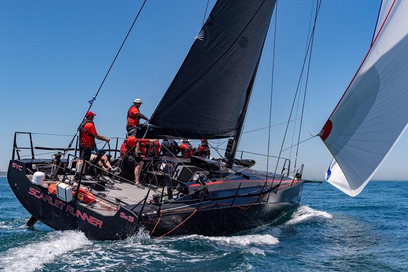 Line honours contender Scarlet Runner - King Island Race - photo © Michael Currie