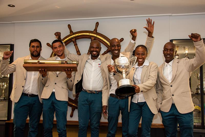 Cape2rio race winners' celebration - photo © Alec Smith