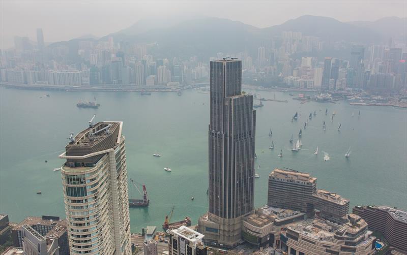 Rolex China Sea Race start photo copyright Rolex / Daniel Forster taken at Royal Hong Kong Yacht Club and featuring the IRC class