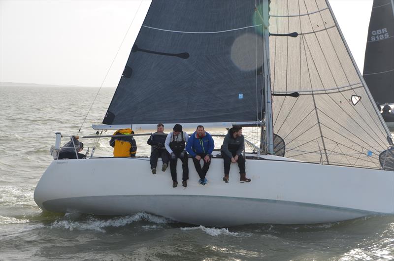 2023 Warsash Spring Series Day 1 photo copyright Peter Bateson taken at Warsash Sailing Club and featuring the IRC class