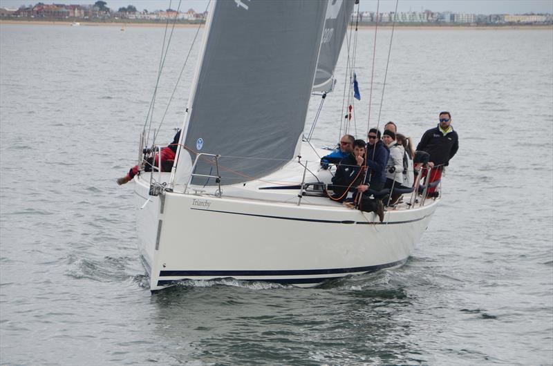 2023 Warsash Spring Series Day 2 photo copyright Peter Bateson taken at Warsash Sailing Club and featuring the IRC class