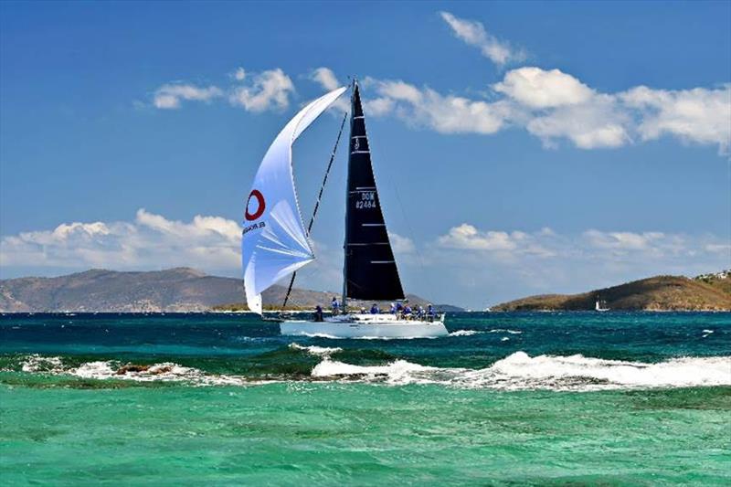 The Dominican Republic's Joan Rodriguez's Lady M on day 1 of the 49th St. Thomas International Regatta photo copyright Dean Barnes taken at St. Thomas Yacht Club and featuring the IRC class
