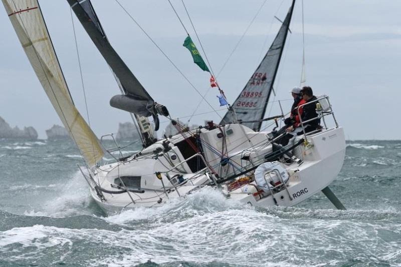 Tim Goodhew racing with Kelvin Matthews on his Sun Fast 3200 Cora is a favourite photo copyright Rick Tomlinson / www.rick-tomlinson.com taken at Royal Ocean Racing Club and featuring the IRC class