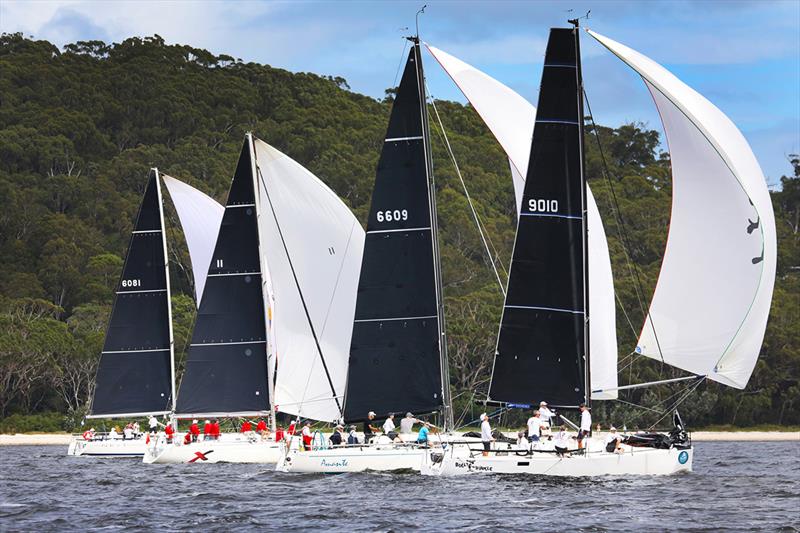 Sail Port Stephens Passage Race photo copyright Promocean Media taken at Port Stephens Yacht Club and featuring the IRC class