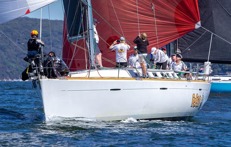 Popeye broke the double-handed stgranglehold on the race - Pittwater to Coffs Harbour Yacht Race photo copyright Bow Caddy Media taken at Royal Prince Alfred Yacht Club and featuring the IRC class
