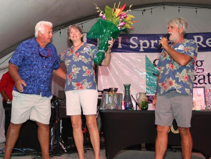 Regatta Director Judy Petz, Keith Petz and Chris Haycraft - BVI Spring Regatta & Sailing Festival photo copyright Ingrid Abery / www.ingridabery.com taken at Royal BVI Yacht Club and featuring the IRC class