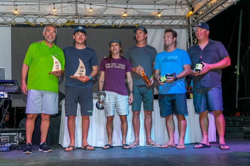 Prizewinners at the Peters & May Round Antigua Race - photo © Visual Echo