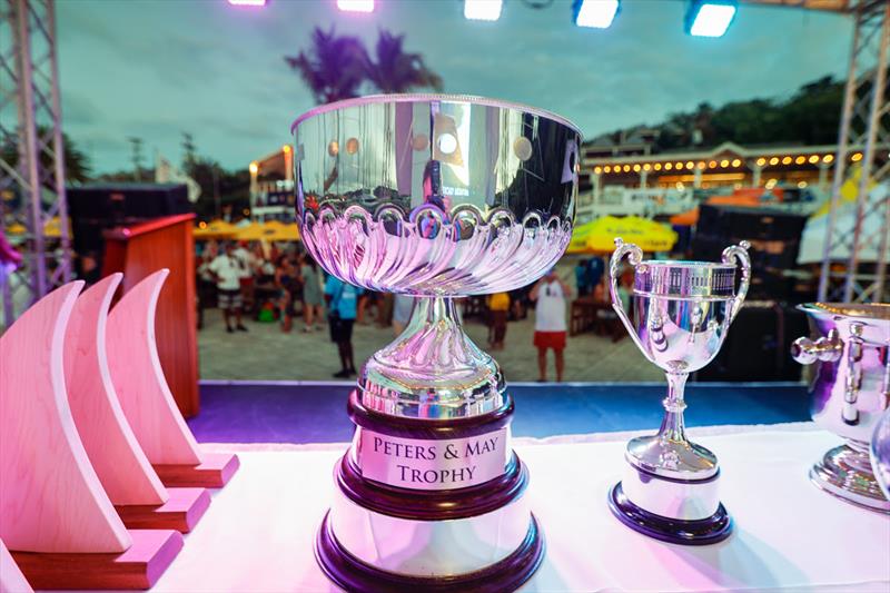 The magnificent Peters & May Round Antigua Race Trophy photo copyright Paul Wyeth / www.pwpictures.com taken at Antigua Yacht Club and featuring the IRC class