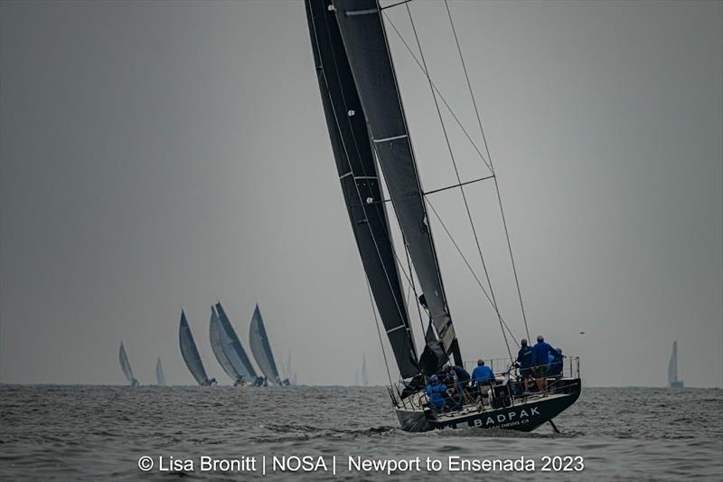 BadPak, a Botin56 began its journey to claiming best elapsed time in the 75th Newport to Ensenada International Yacht Race - photo © Lisa Bronitt