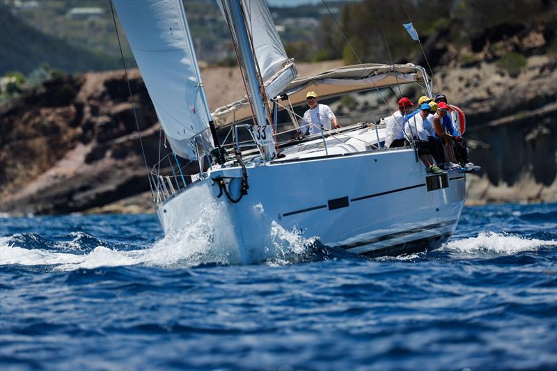 KH P Botero, with a team from Lake Constance in Germany leads Bareboat 1 at Antigua Sailing Week 2023 - photo © Paul Wyeth / www.pwpictures.com