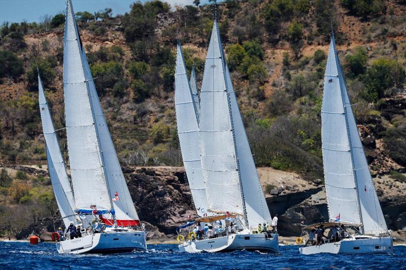 The 19-strong Bareboat fleet took part in three classes and enjoyed competitive racing over five days at Antigua Sailing Week 2023 - photo © Paul Wyeth / www.pwpictures.com
