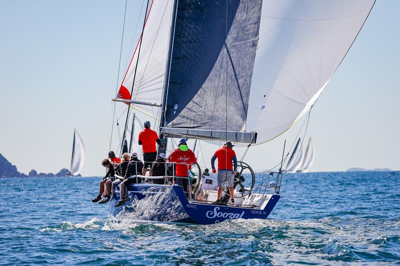 Sail Port Stephens Windward-Leeward Series Day 2 - King 40 Soozal - photo © Salty Dingo