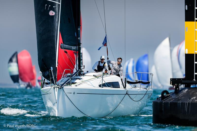 Tim Goodhew & Kelvin Matthews racing Sun Fast 3200 Cora - 2023 RORC De Guingand Bowl Race - photo © Paul Wyeth / RORC