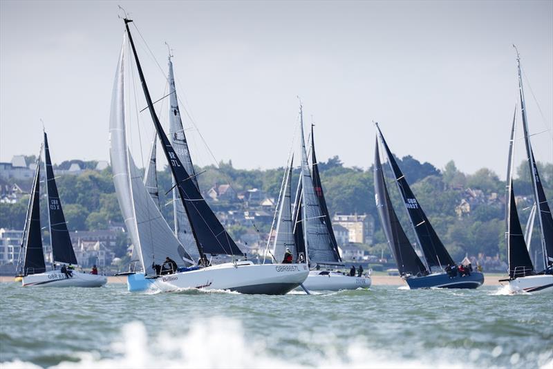 Sun Fast 3600 Bellino leads the charge photo copyright Paul Wyeth / RORC taken at Royal Ocean Racing Club and featuring the IRC class