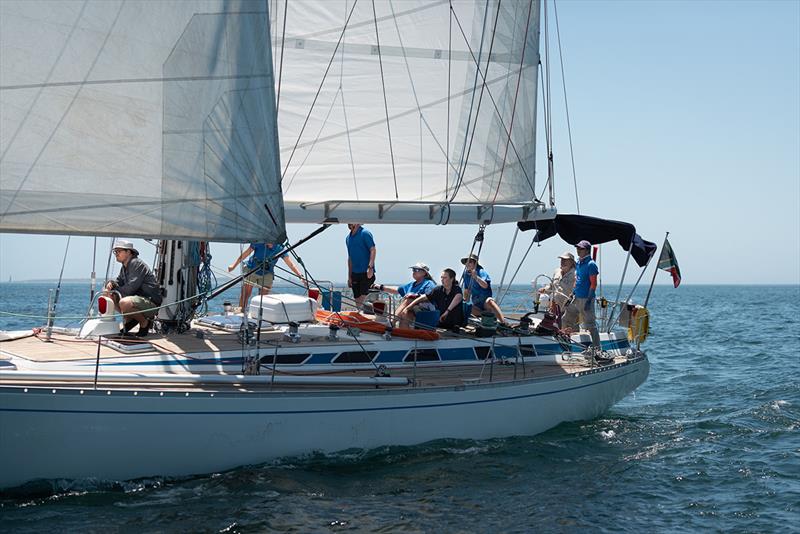 Sterna at the start of the 2023 Cape 2 Rio Race (Sterna's qualifier for the OGR) photo copyright Maike Thumel taken at  and featuring the IRC class