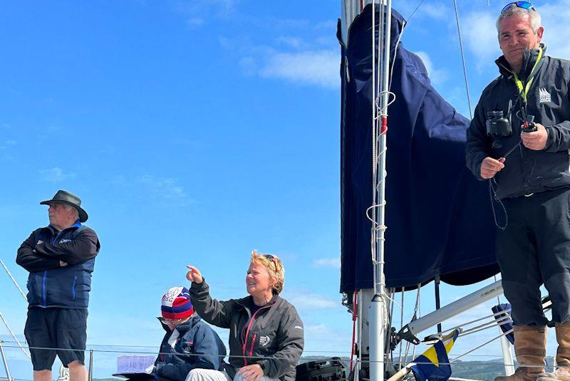 Volunteers on finish line duty - Scottish Series day 3 photo copyright Janet West taken at Clyde Cruising Club and featuring the IRC class