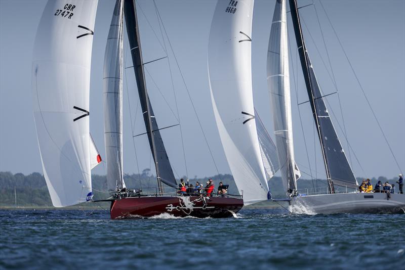 Ino Noir and Teasing Machine - RORC Myth of Malham Race 2023 photo copyright Paul Wyeth / RORC taken at Royal Ocean Racing Club and featuring the IRC class