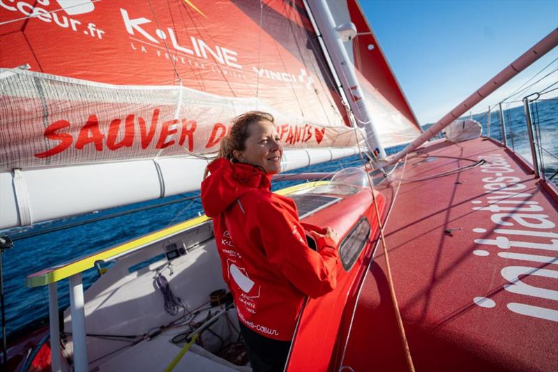 The Rolex Fastnet Race provided a pivotal moment for Sam Davies in her offshore racing career photo copyright Yann Riou - polaRYSE / Oscar taken at Royal Ocean Racing Club and featuring the IRC class