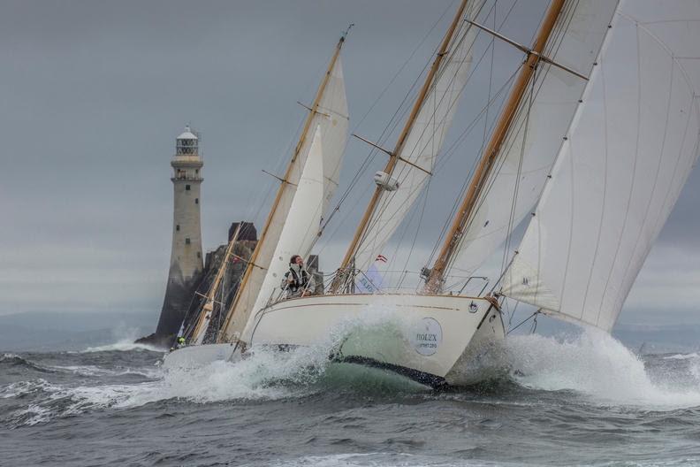 Rod and Olin Stephens' Dorade, the 1931 and 1933 winner of the Fastnet Race photo copyright Daniel Forster / Rolex taken at Royal Yacht Squadron and featuring the IRC class