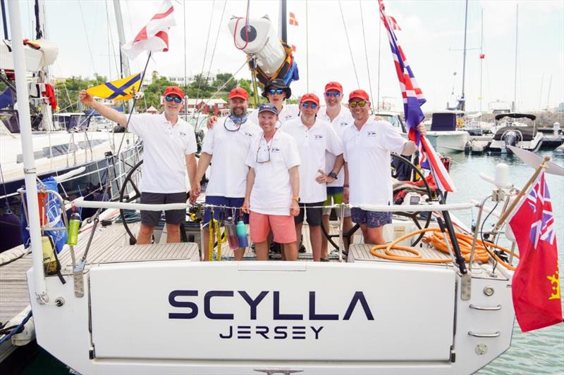 Happy sailors arriving in Bermuda! photo copyright Fran Grenon / Spectrum Photo taken at Beverly Yacht Club and featuring the IRC class
