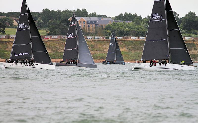 The 2023 Round the Island Race fleet pass through the Hurst narrows photo copyright Sam Jardine taken at Island Sailing Club, Cowes and featuring the IRC class