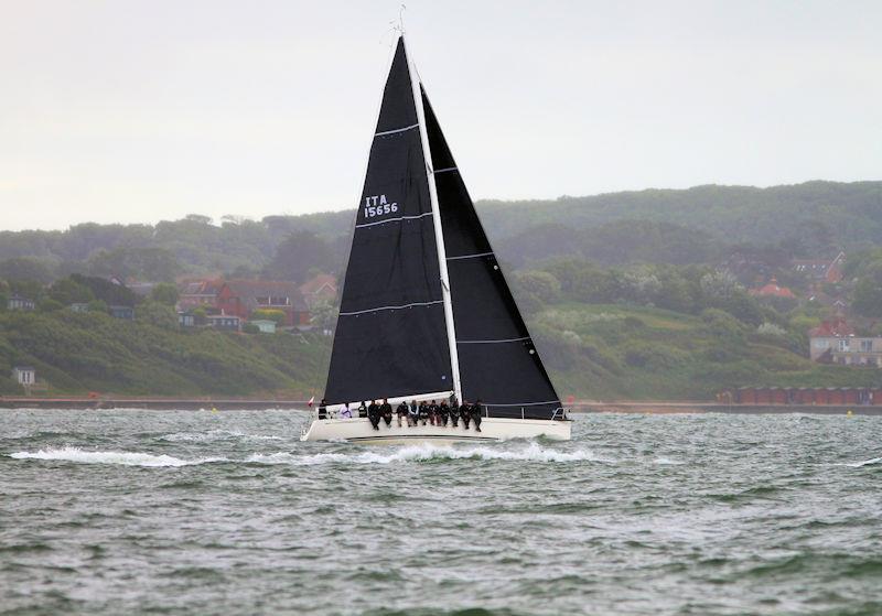 The 2023 Round the Island Race fleet pass through the Hurst narrows - photo © Sam Jardine