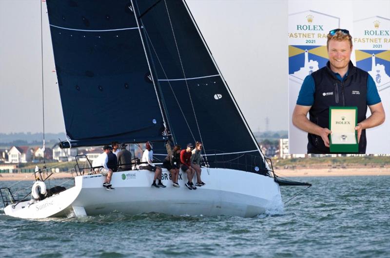 Setting the benchmark in IRC One is the overall winner of the Fastnet Challenge Cup in the 2021 Rolex Fastnet Race -  Tom Kneen's JPK 11.80 Sunrise III - photo © Paul Wyeth / pwpictures.com