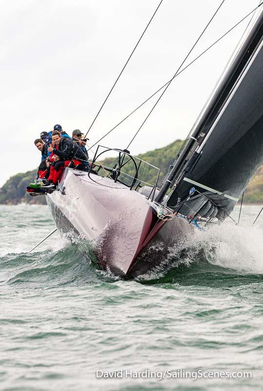 Ino Noir, GBR2747R, Carkeek, during the 2023 Round the Island Race - photo © David Harding / www.sailingscenes.com