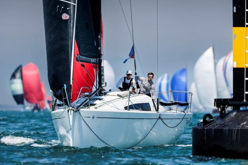 Sun Fast 3200 Cora (GBR) raced by Tim Goodhew & Kelvin Matthews - photo © Paul Wyeth