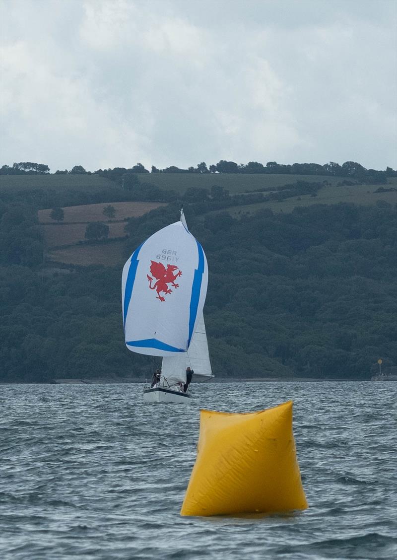 Brainstorm storms ahead to victory in the New Quay Yacht Club Keelboat Regatta 2023 photo copyright Peter Thomas taken at New Quay Yacht Club and featuring the IRC class