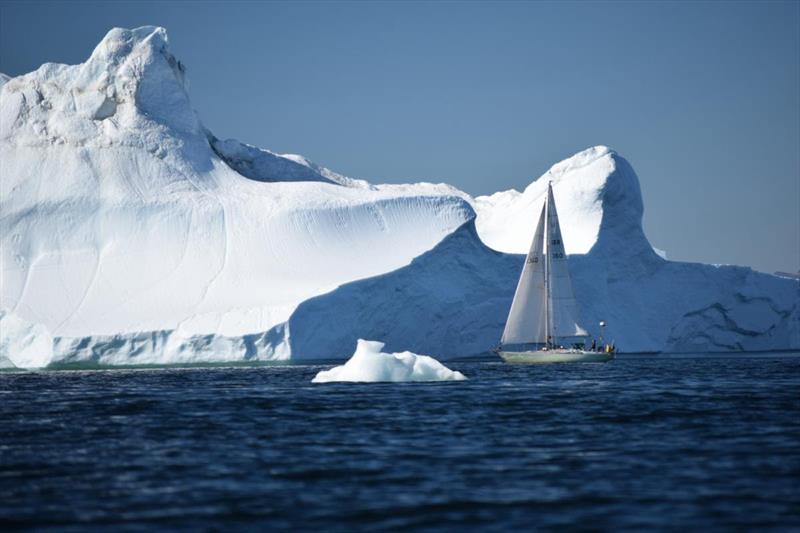 S&S Contessa 38 Flycatcher of Yar (GBR) in Disko Bay, Greenland photo copyright Flycatcher of Yar taken at Royal Ocean Racing Club and featuring the IRC class