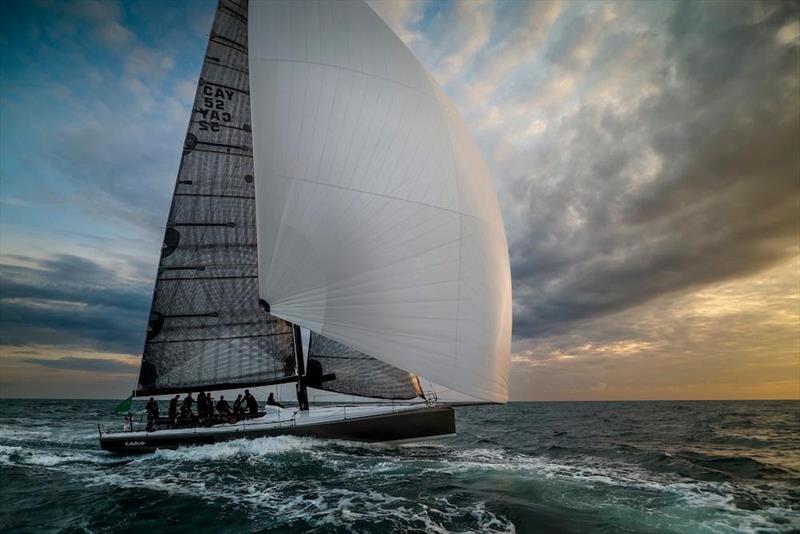 Caro sails in to Cherbourg-en-Contentin, securing 2023 Rolex Fastnet Race victory in IRC Zero photo copyright Paul Wyeth / www.pwpictures.com taken at Royal Ocean Racing Club and featuring the IRC class