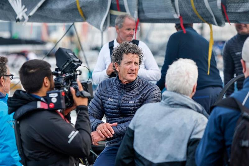 Adrian Stead, a veteran of eight Rolex Fastnet Races and winner of two, was running the tactics on Caro photo copyright Paul Wyeth / www.pwpictures.com taken at Royal Ocean Racing Club and featuring the IRC class