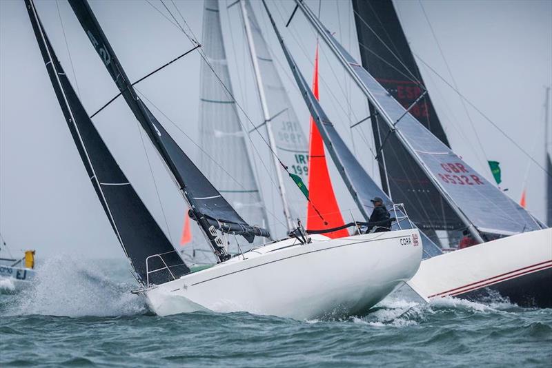Cora, sailed by Tim Goodhew and Kelvin Matthews, enjoyed a good race in IRC Three and IRC Two-Handed - photo © Paul Wyeth / pwpictures.com