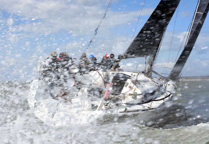 The Goodwins Race 2023 photo copyright Nick Champion / www.championmarinephotography.co.uk taken at Royal Temple Yacht Club and featuring the IRC class