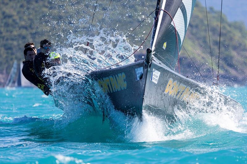 Don't Panic at full bore - 2023 Airlie Beach Race Week photo copyright Andrea Francolini / ABRW taken at Whitsunday Sailing Club and featuring the IRC class